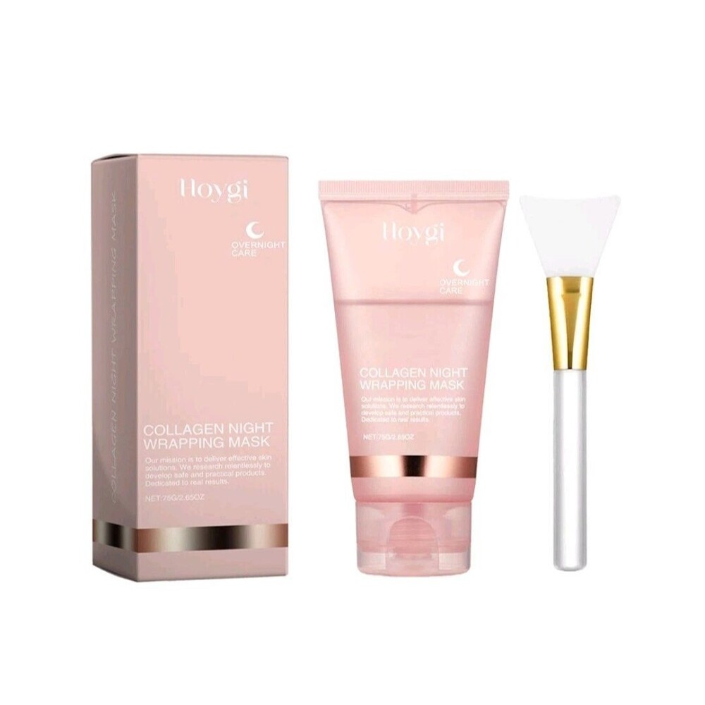 HOYGI Collagen Night Wrapping Mask 75g Peel-Off Firming Face Mask Overnight Care